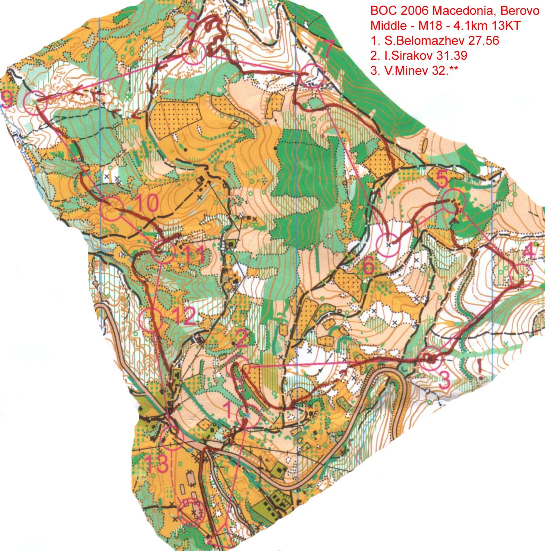 Balkan Orienteering Champs Middle (02/09/2006)